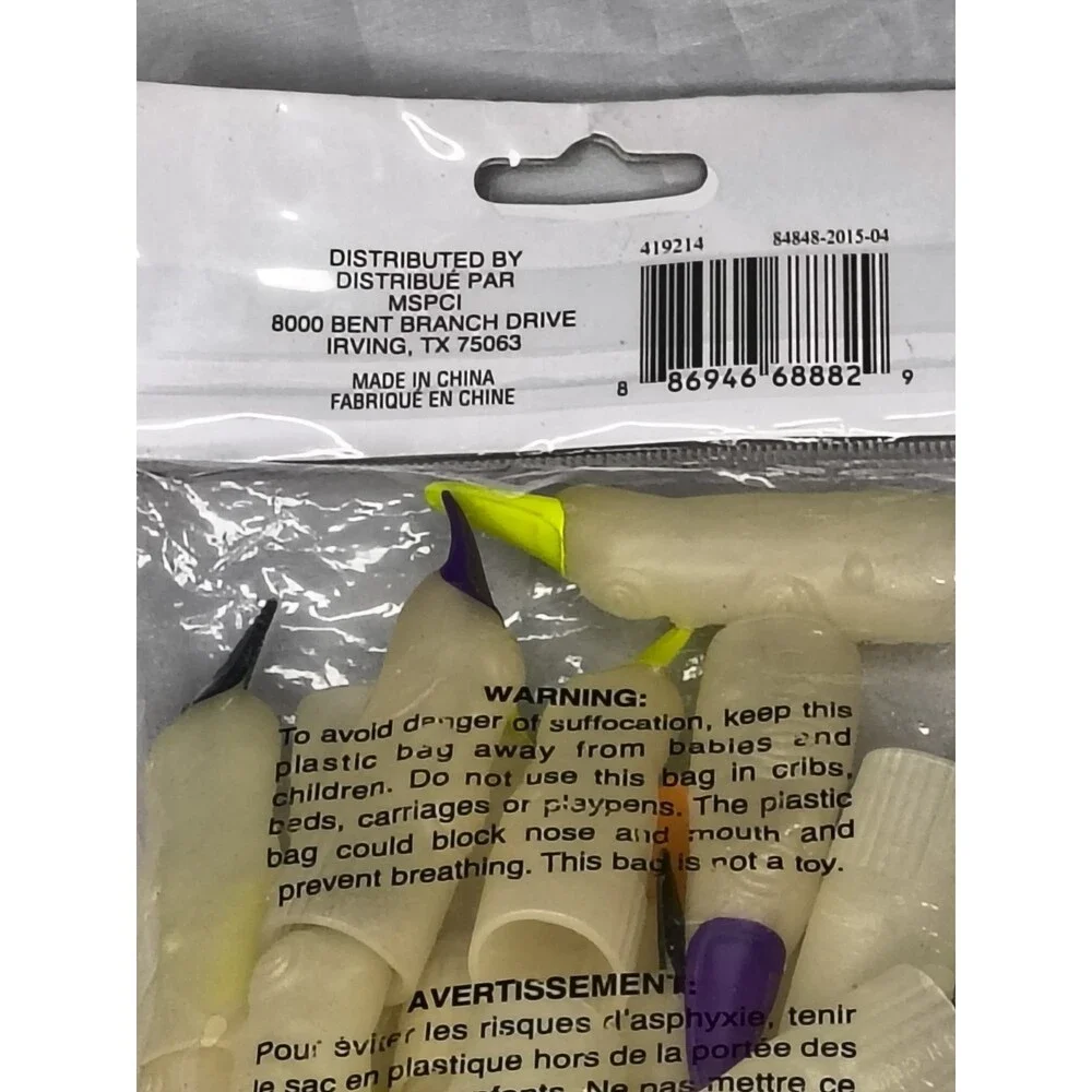 Glow In The Dark 20 Witches Fingers Halloween Party Favors Creatology Halloween